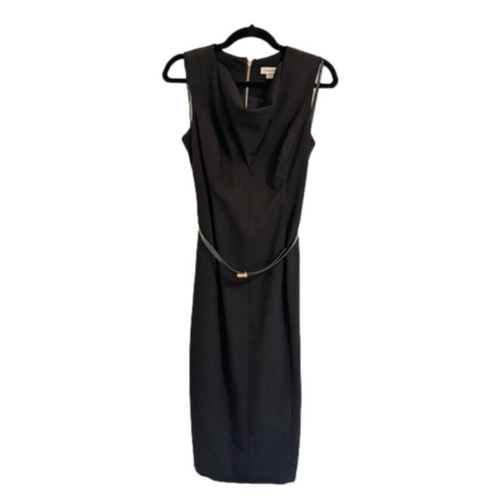 Calvin Klein Black Dress with belt